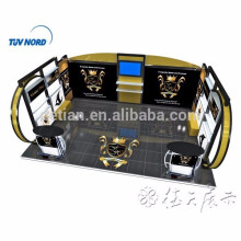 portable exhibition stand with lighting wall, Led lighting floor exhibition booth system